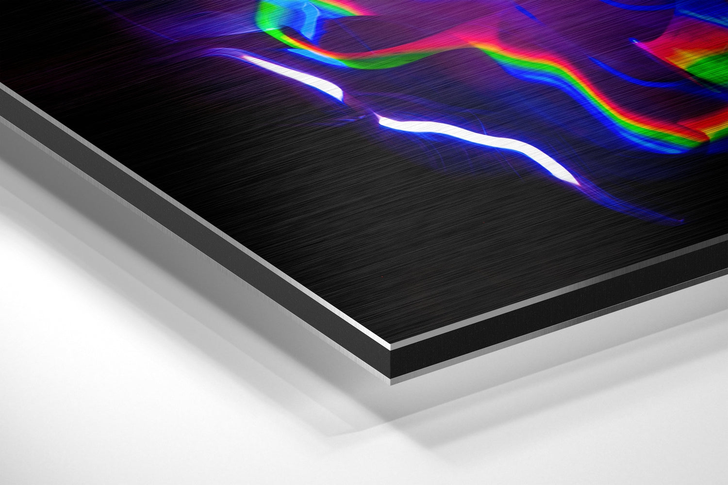 Behinde the Statue Brushed Aluminium Dibond Wall Art.