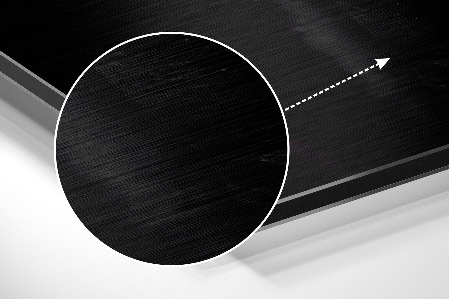 Pink Feelings Brushed Aluminium Dibond Wall Art.