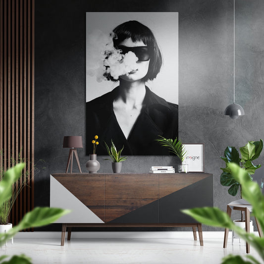 Smoke Brushed Aluminium Dibond Wall Art.