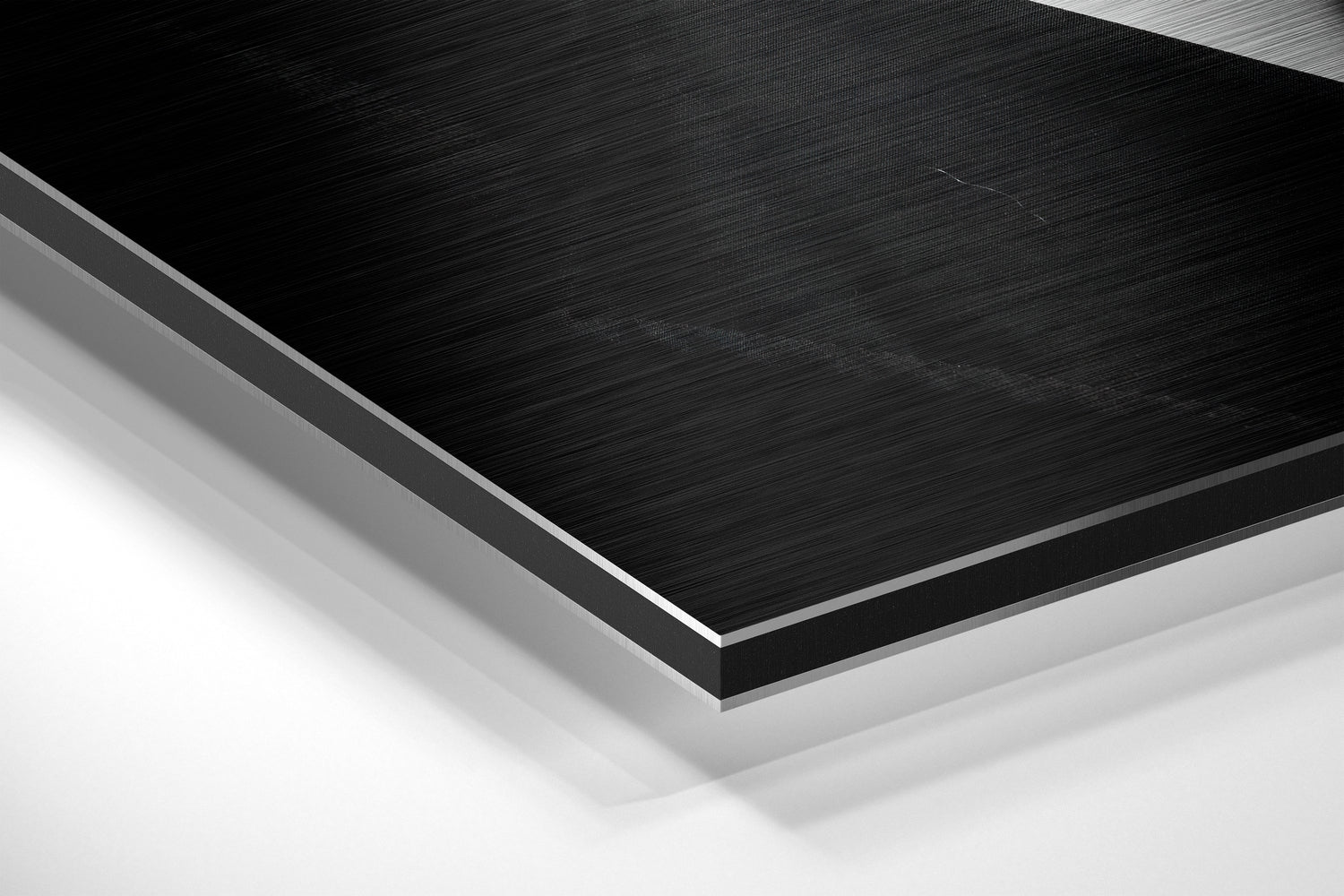 Smoke Brushed Aluminium Dibond Wall Art.