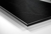 Smoke Brushed Aluminium Dibond Wall Art.