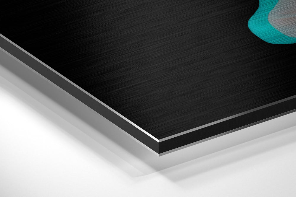 Cool Statue Brushed Aluminium Dibond Wall Art.