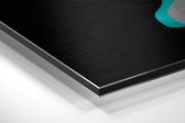 Cool Statue Brushed Aluminium Dibond Wall Art.