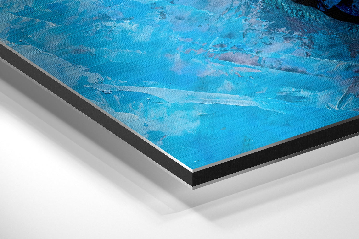 Butterfly Brushed Aluminium Dibond Wall Art.