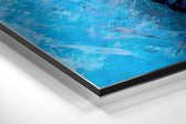 Butterfly Brushed Aluminium Dibond Wall Art.