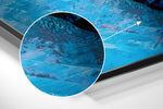 Butterfly Brushed Aluminium Dibond Wall Art.