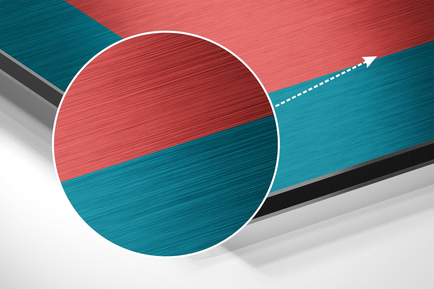 Statue Brushed Aluminium Dibond Wall Art.