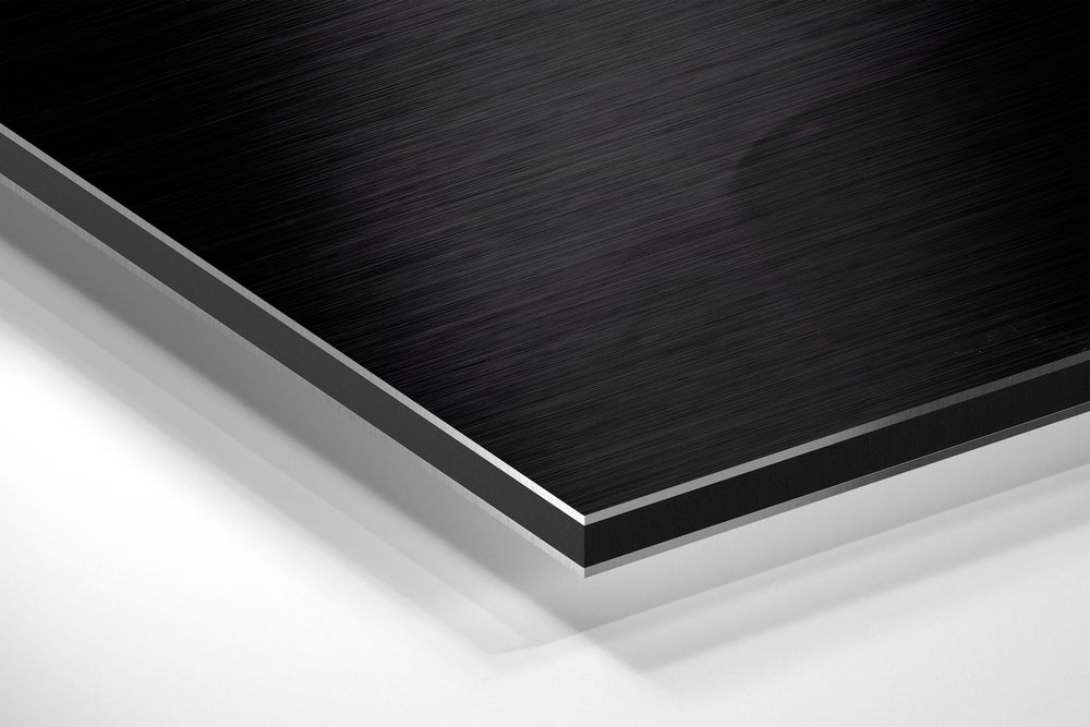 Noble Stance Brushed Aluminium Dibond Wall Art.