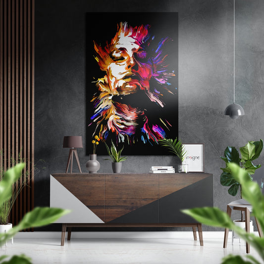 Colorful Feelings Brushed Aluminium Dibond Wall Art.