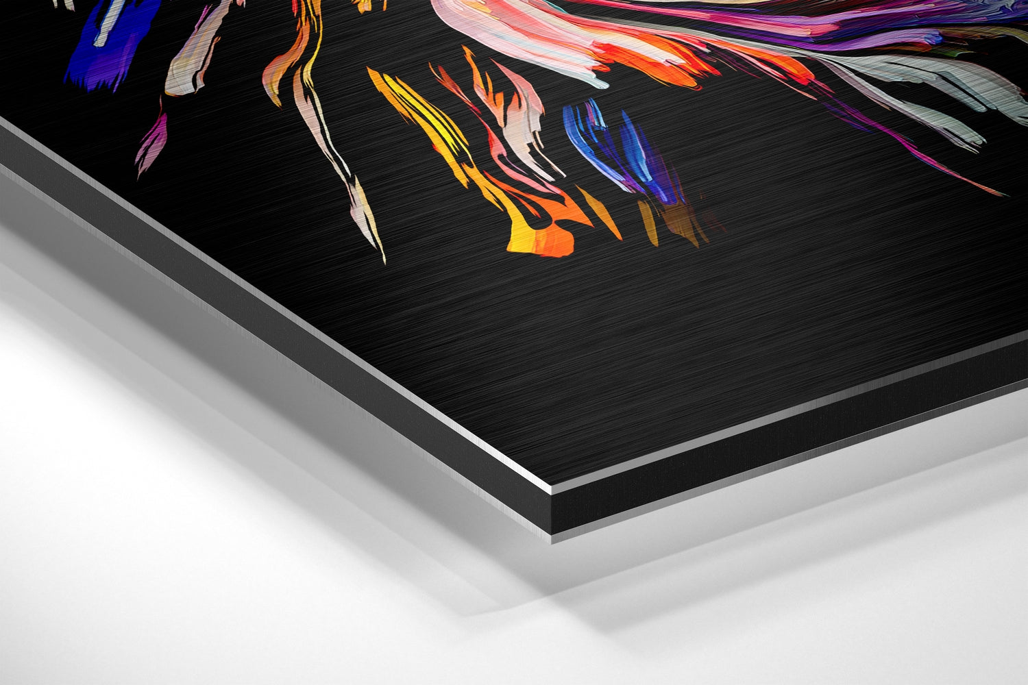 Colorful Feelings Brushed Aluminium Dibond Wall Art.