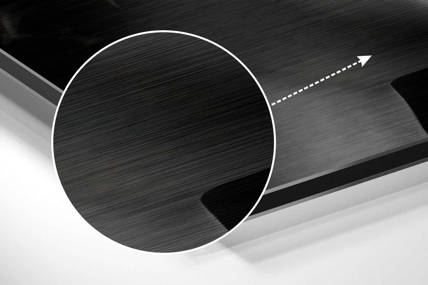 Statues Brushed Aluminium Dibond Wall Art.