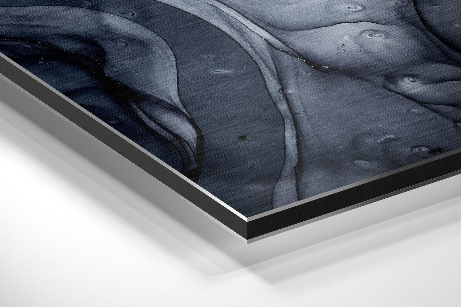 Marbleous Brushed Aluminium Dibond Wall Art.