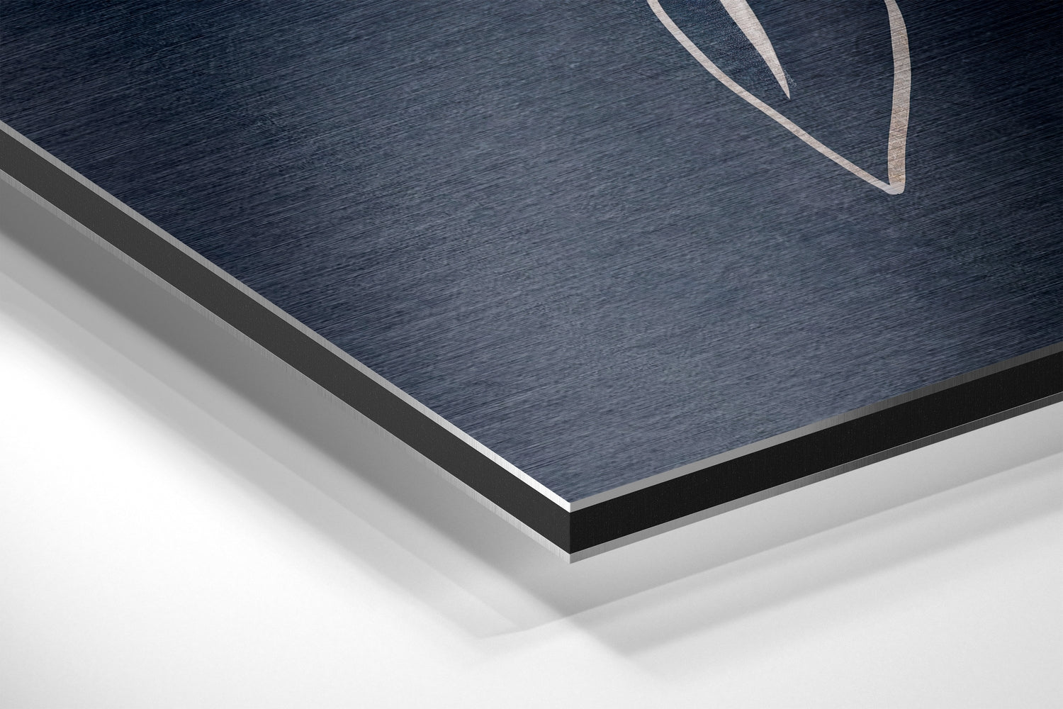 Purest Brushed Aluminium Dibond Wall Art.