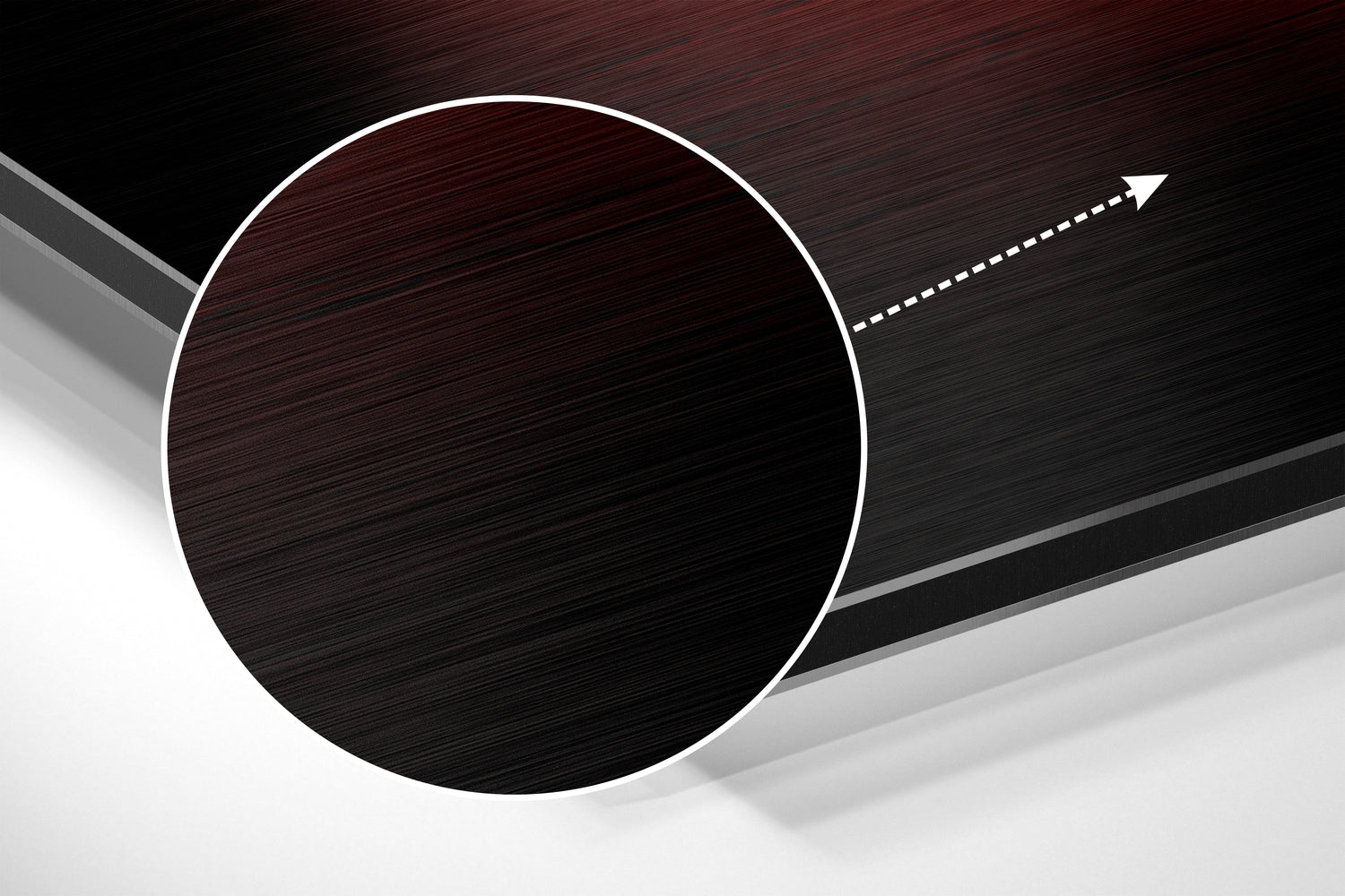 Hope Brushed Aluminium Dibond Wall Art.