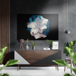 Flower Brushed Aluminium Dibond Wall Art.