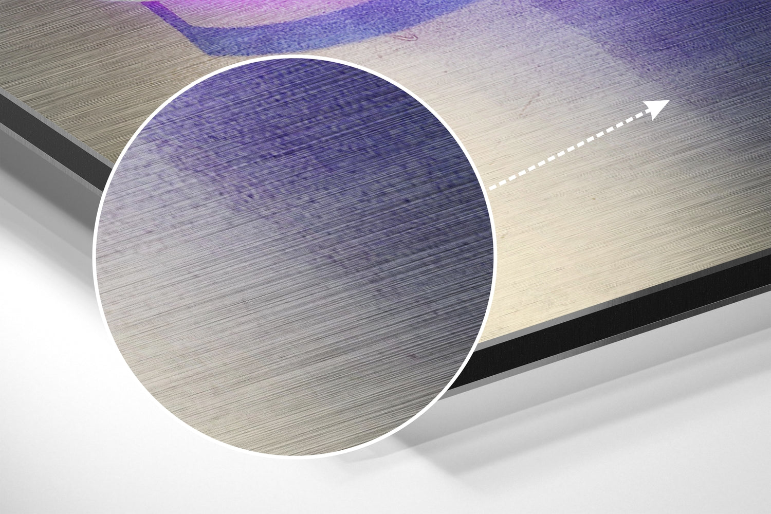 Cheers Brushed Aluminium Dibond Wall Art.