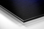 The Riht Time is Now Brushed Aluminium Dibond Wall Art.