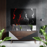 Skull Brushed Aluminium Dibond Wall Art.