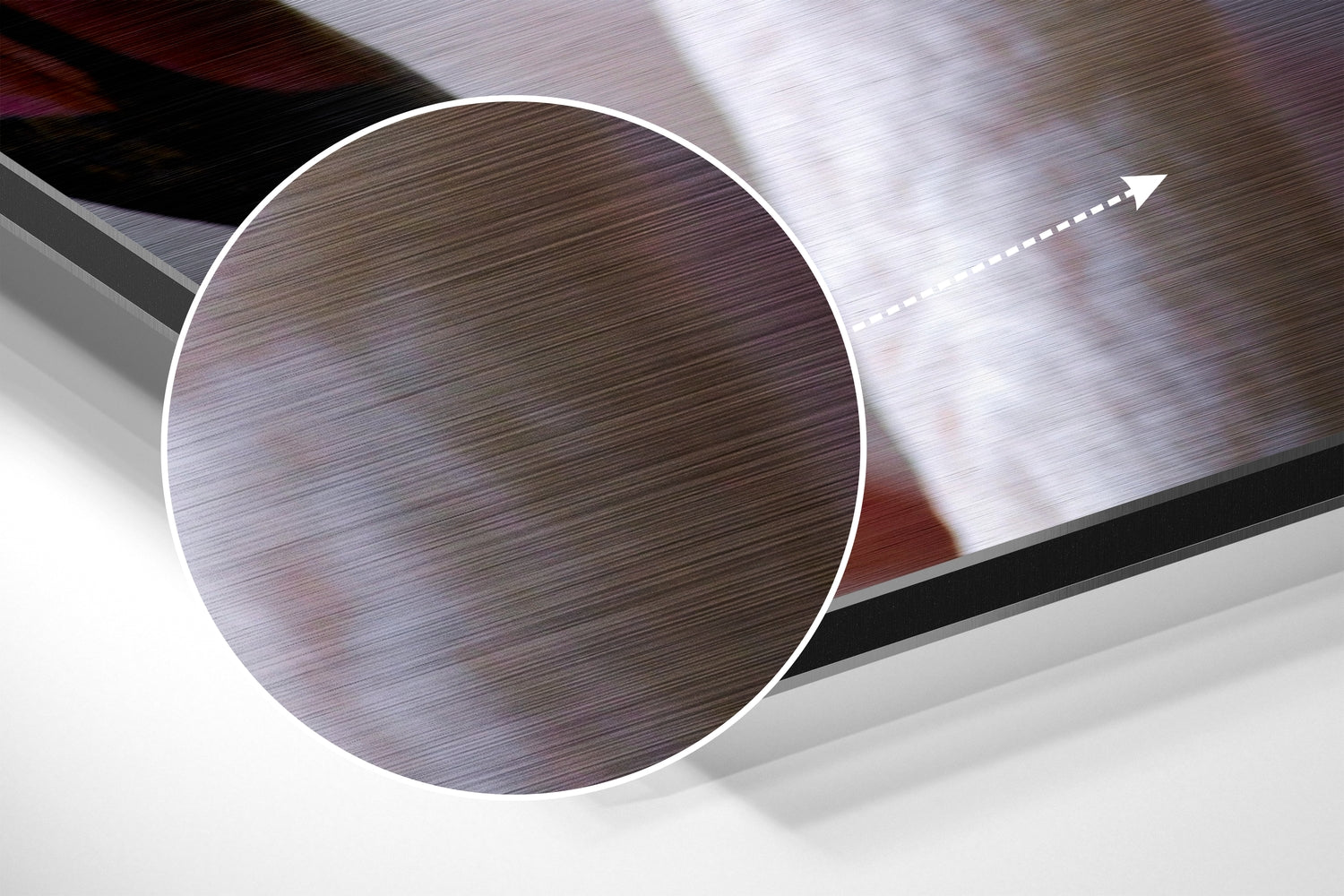 Flamingos Brushed Aluminium Dibond Wall Art.