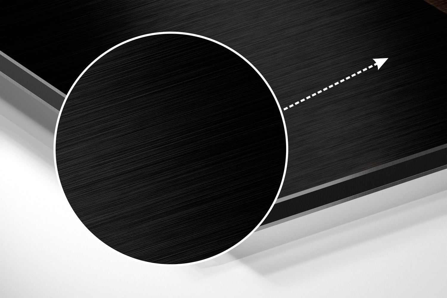 Flamingo Brushed Aluminium Dibond Wall Art.