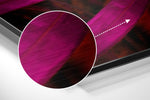 Leaf Brushed Aluminium Dibond Wall Art.