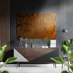 Abstract Roses Brushed Aluminium Dibond Wall Art.