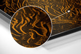 Abstract Roses Brushed Aluminium Dibond Wall Art.