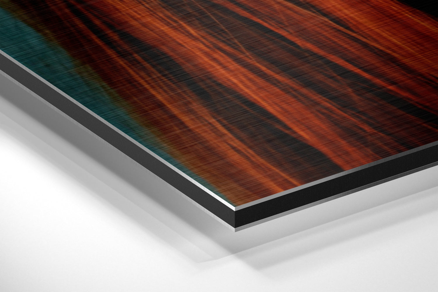 Lollipop Brushed Aluminium Dibond Wall Art.