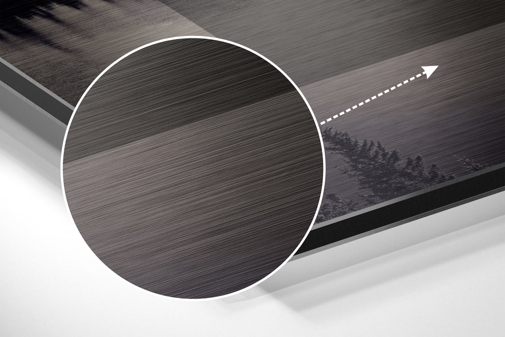 Confine Yourself Brushed Aluminium Dibond Wall Art.