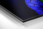 Joker Brushed Aluminium Dibond Wall Art.