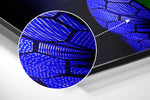 Joker Brushed Aluminium Dibond Wall Art.