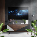 Space Brushed Aluminium Dibond Wall Art.