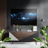 Space Brushed Aluminium Dibond Wall Art.