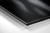 Golden Woman Brushed Aluminium Dibond Wall Art.