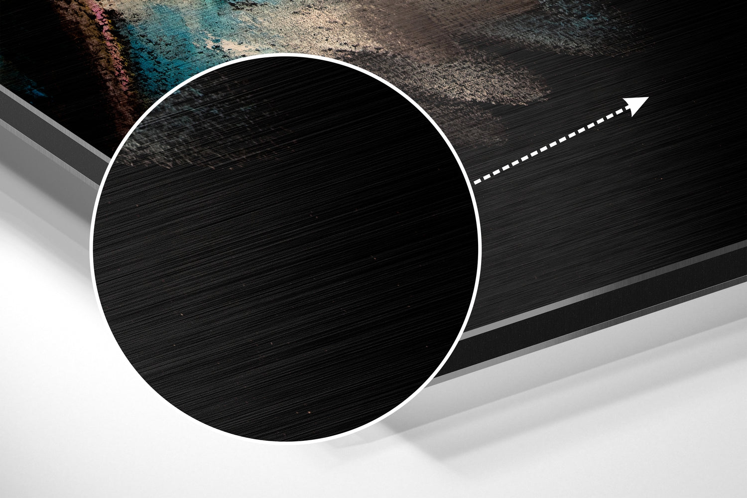 Horse Brushed Aluminium Dibond Wall Art.