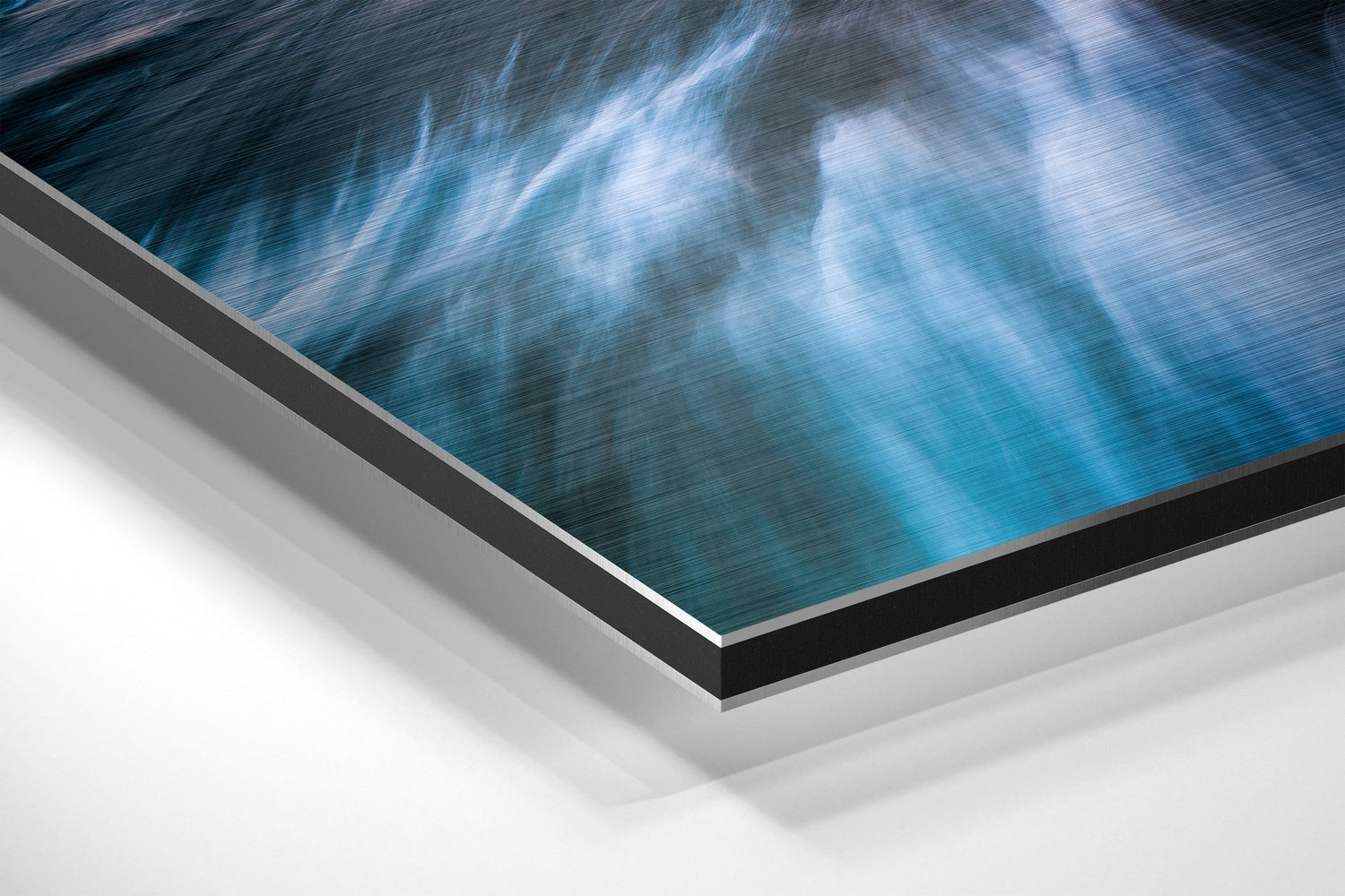 Sunset at Sea Brushed Aluminium Dibond Wall Art.