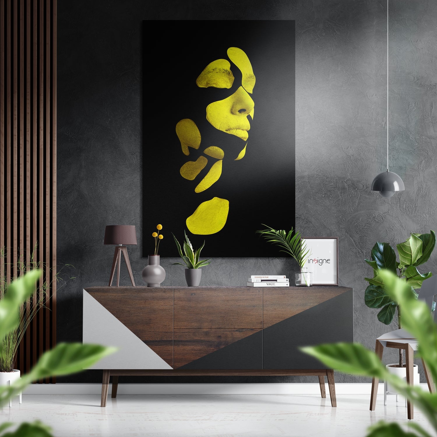 Woman in Pieces Brushed Aluminium Dibond Wall Art