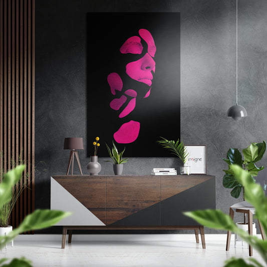 Woman in Pieces Brushed Aluminium Dibond Wall Art.