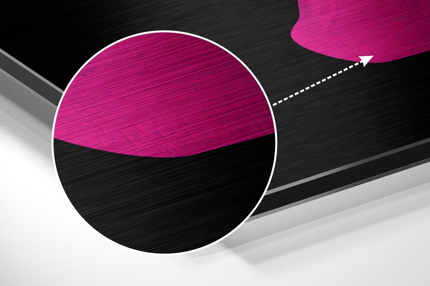 Woman in Pieces Brushed Aluminium Dibond Wall Art.