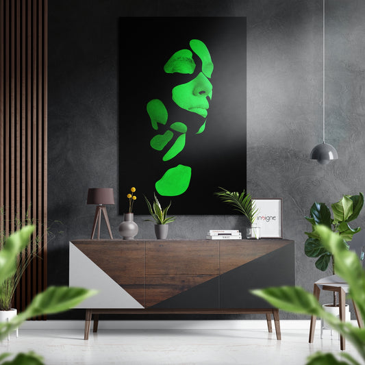 Woman in Pieces Brushed Aluminium Dibond Wall Art.