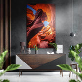 Grand Canyon Brushed Aluminium Dibond Wall Art.