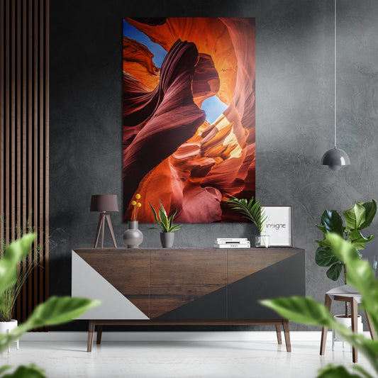 Grand Canyon Brushed Aluminium Dibond Wall Art.