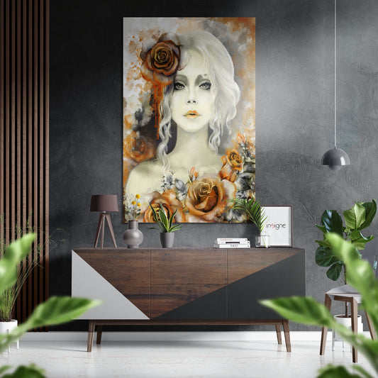 Beauty Brushed Aluminium Dibond Wall Art.