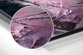 Abstract Brushed Aluminium Dibond Wall Art.