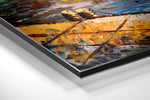 Boats Brushed Aluminium Dibond Wall Art.
