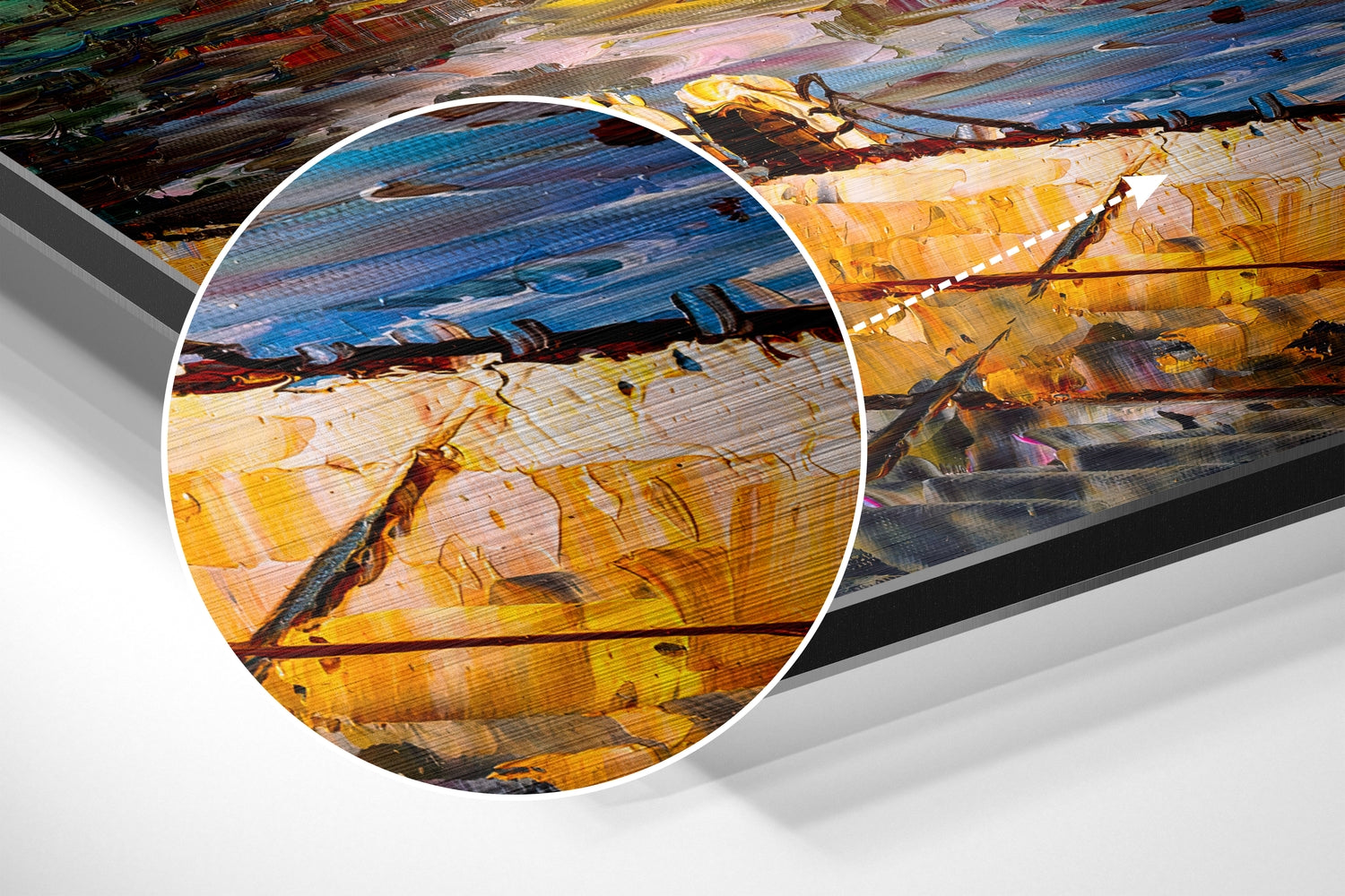 Boats Brushed Aluminium Dibond Wall Art.