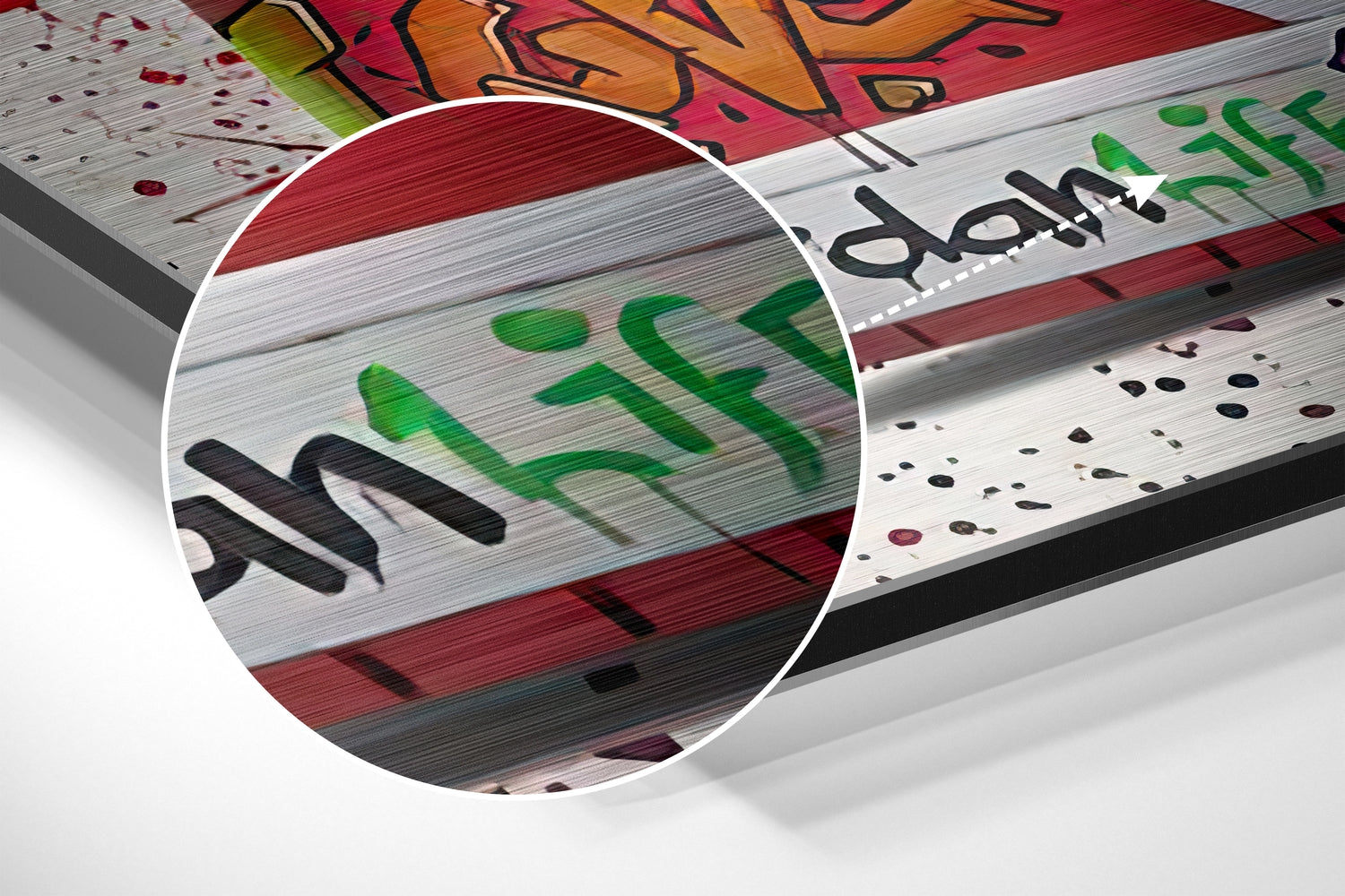 Free Sneakers Brushed Aluminium Dibond Wall Art.