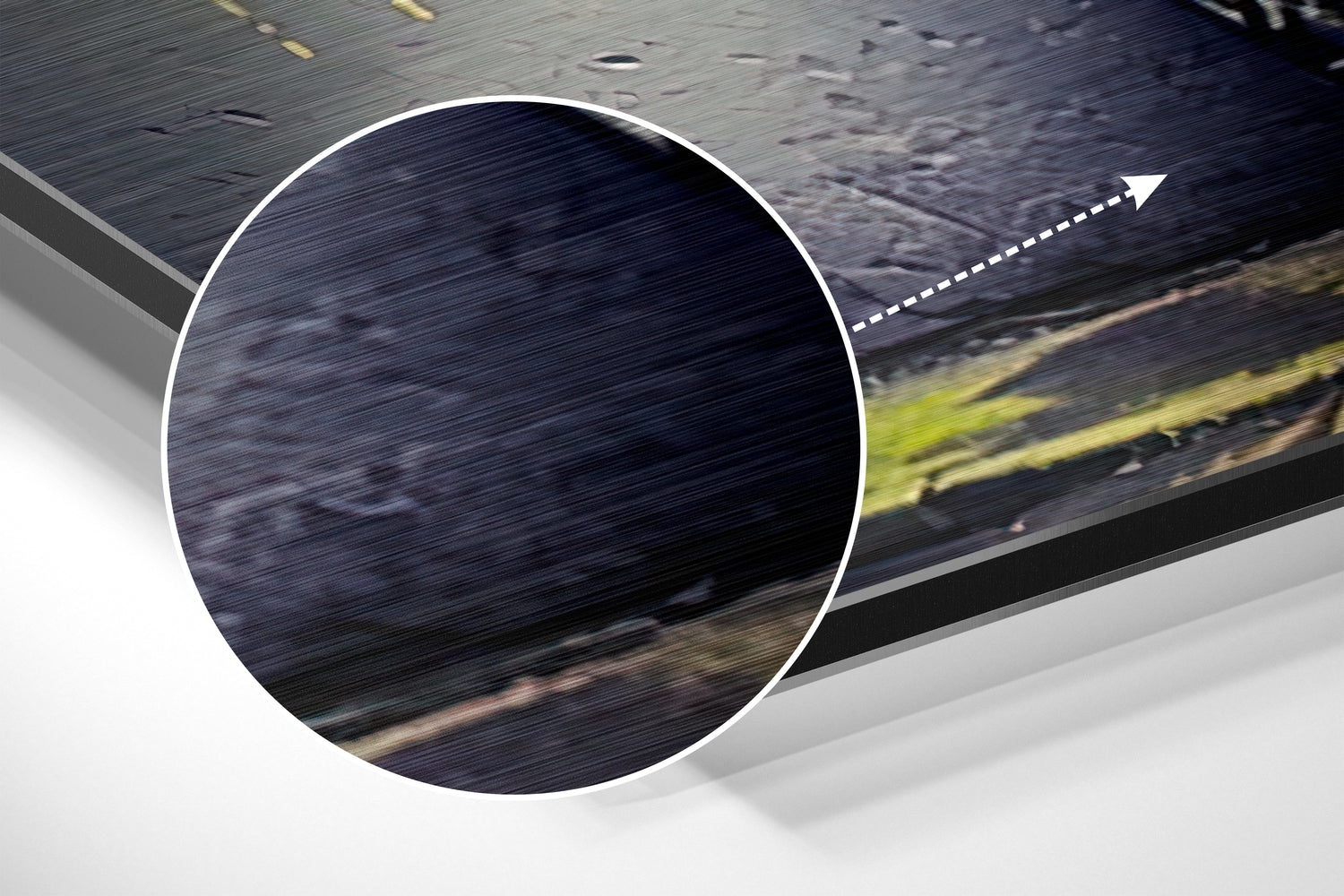 Life is Short Brushed Aluminum Dibond Wall Art.