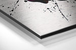 Free Love Brushed Aluminium Dibond Wall Art.