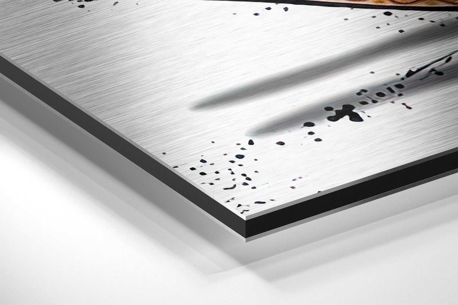 Free Love Brushed Aluminium Dibond Wall Art.